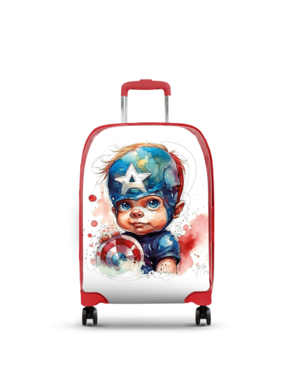 Baby Captain America Art